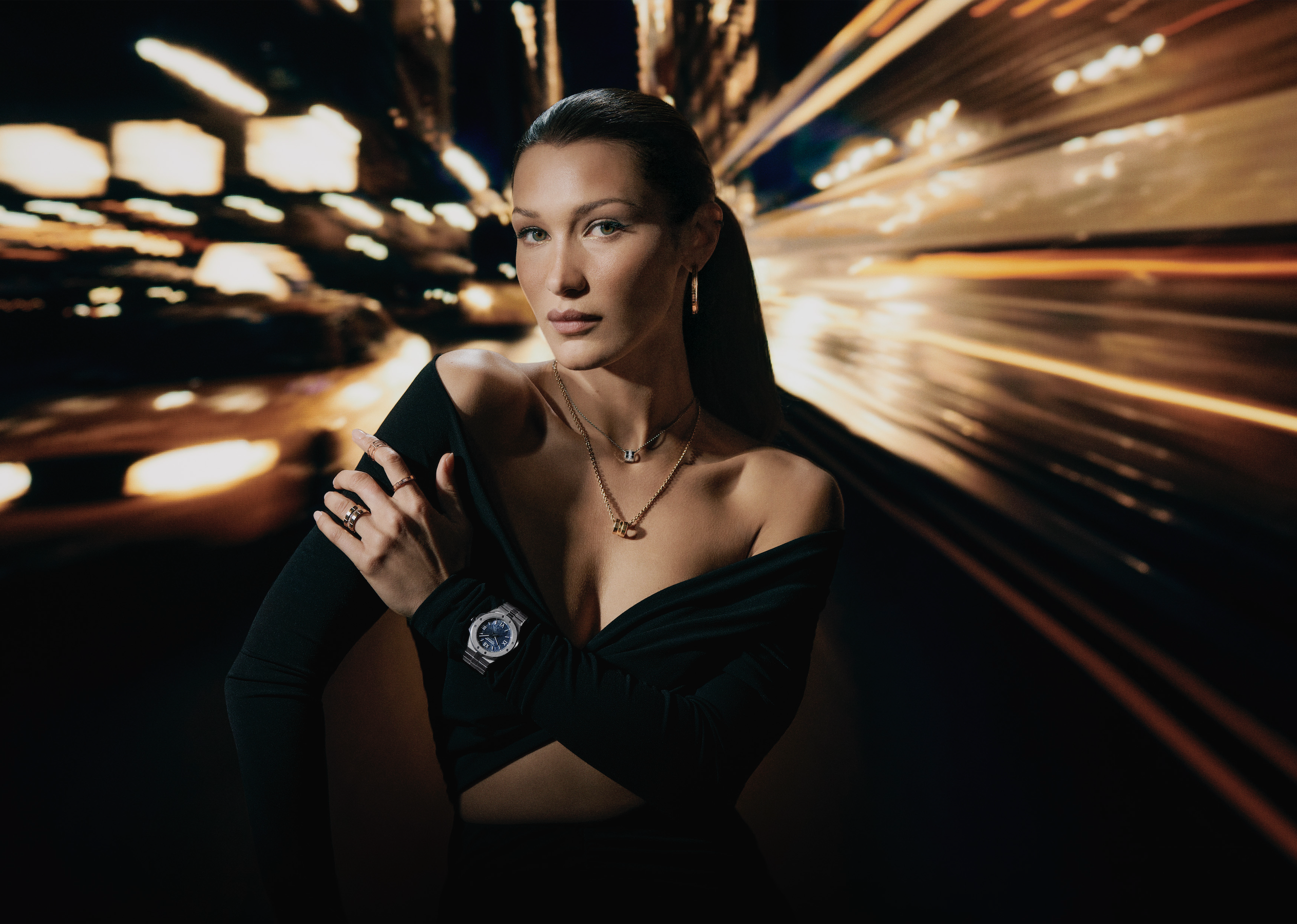 Chopard Sculpted by Light con Bella Hadid